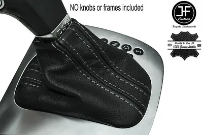 Grey Stitch Dsg Automatic Genuine Leather Shift Boot For Vw Golf Mk6 Vi 08-12 • $45.85