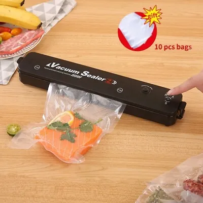 $29.55 • Buy Vacuum Food Sealer Packaging Machine With Free 10pcs Bag