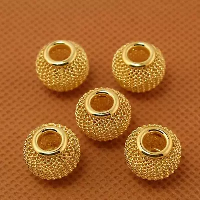 10x12mm 30pcs Mesh Net Ball Spacer Bead DIY Charm Bracelet Jewelry Findings NEW • $7.71