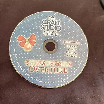 £2.50 • Buy My Craft Studio Elite - Christmas Overture  Stationery - CD Rom DISC ONLY