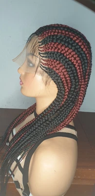 £40 • Buy Braided Wig, Cornrows Braided Wig, Colour 29/1