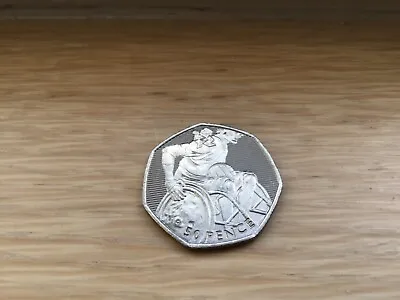 London 2012 Olympic Wheelchair Rugby 50p Coin 2011 Circulated • £3