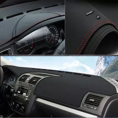 Leather Dashmat Dashboard Mat Dash Cover Sun Visor Pad For VW Jetta 2006-2010 • $51.99