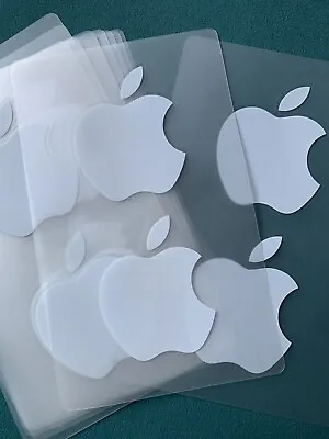 22 X Genuine & Original White Apple Logo Stickers - IPad IPhone MAC NEW • £10