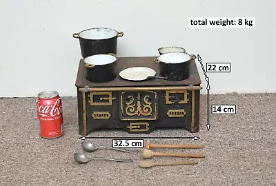 £389.95 • Buy Antique Cast Iron Children Stove Victorian Miniature Toy Dolls Oven-FREE POSTAGE