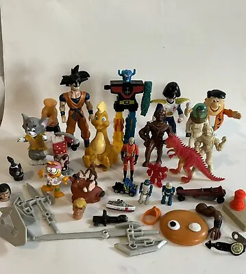 Lot Vtg 80s 90s Toys Figure Accessories Weapons Parts Dragonball Z Voltron MOTU • $25