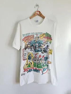 Vintage Dan Marino Comic Series T-shirts Miami Footbal Vintage T-shirt Gift Fan • $18.99