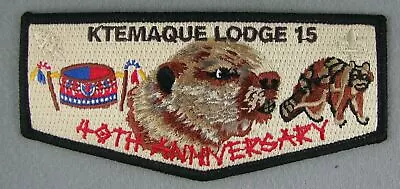 OA Lodge 15 Ktemaque 2013 Flap 40th Westchester-Putnam White Plains NY • $7.95