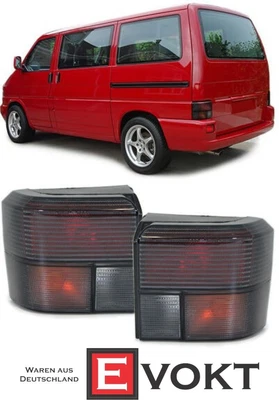 $168.90 • Buy VW T4 Bus Transporter Caravelle 90-03 Rear Lights Black Pair - New And Original