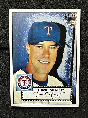 DAVID MURPHY #84 2007 Topps '52 Rookies QTY Texas Rangers • $1.49