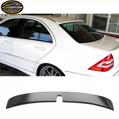 01-07 Benz C Class 4 Dr W203 C230 C240 C320 C350 Roof Spoiler ABS Lid • $68.99