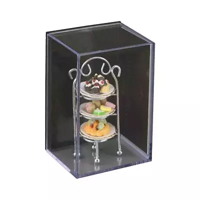 Miniature Dollhouse 1:12 Scale Reutter Cake Stand With Cakes - 1.500/6 • $62.99