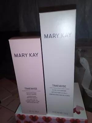 Mary Kay TimeWise Antioxidant Moisturizer And 4 In 1 Cleanser Combination To... • $45