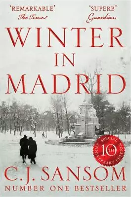 Winter In Madrid By C. J. Sansom (Paperback) Incredible Value And Free Shipping! • £3.55