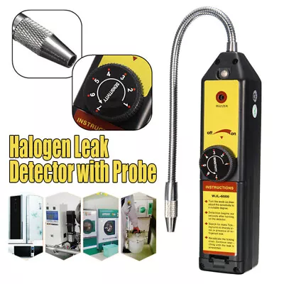 $21.98 • Buy Portable Gas Leak Detector Sensor Halogen Tool CFC AC Freon Refrigerant Sniffer