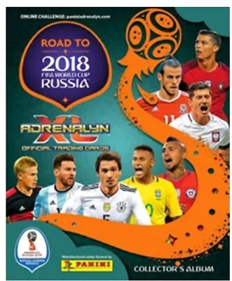 Panini Adrenalyn XL Road To Russia World Cup 2018 Trading Cards Choose Your Own • £0.99