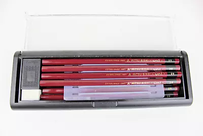 Uni Mitsubishi Hi-Density Wooden Pencil - 2B - Box Of 10 • $22.96