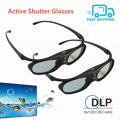 3D Glasses Active Shutter DLP Link Clip On Compatible With Optoma BenQ Acer Kit • $25.99
