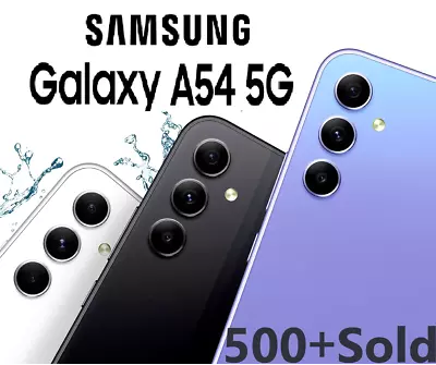 Samsung Galaxy A54 5G 128GB SM-A546 50 MP ESim + Physical Unlocked T-Mobile AT&T • $229.99