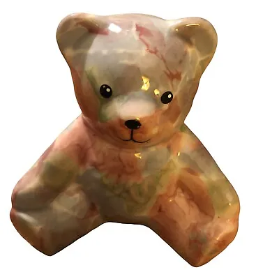 £39.99 • Buy Park Rose Bridlington Pottery Small Floral Teddy Bear Animal Figure Ornament