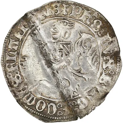 $141.57 • Buy [#184459] Coin, France, Flanders, Philippe Le Bon, Double Gros, VF(30-35), Silve