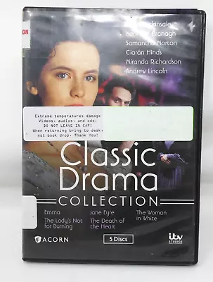 Classic Drama Collection DVD Emma Jane Eyre Drama. Former Library Copy.  • $14.99