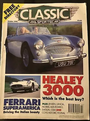 £4 • Buy Classic And Sportscar Magazine October 1995 GSM Delta Ferrari Superamerica