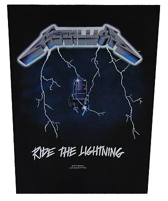 Large Metallica Ride The Lightning Woven Sew On Battle Jacket Back Patch • $14.95
