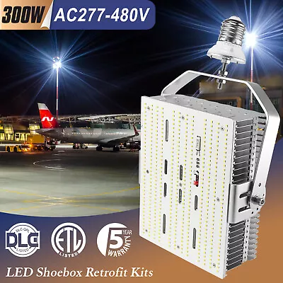 480V 300W LED Shoebox Retrofit Kit Replace 1500W HPS Parking Lot Light 5700K DLC • $243.10