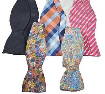 (5) Gentlemen's Assorted Self Tie Adjustable Designer Bow Ties • $9.95