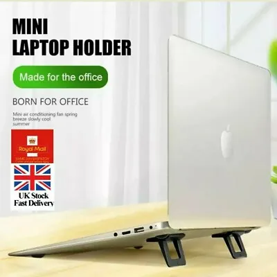 Mini Notebook Laptop Cooling Stand Support Foldable Adhesive Resuable Feets Pads • £9.49