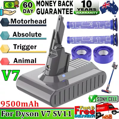 9500mAh Battery For Dyson V7 Motorhead Animal Abosolute Fluffy Sony Cell /Filter • $12.99