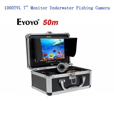 Eyoyo 7inch HD Underwater 50M Fish Finder Sea Kayak Lake Fishing Camera 1000TVL • $128.51