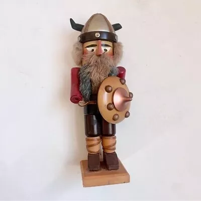 STEINBACH Nutcracker Viking Red Vintage Holiday Decor Collectible • $100