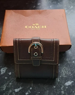£17.70 • Buy Brown Leather Wallet/coin Purse.. (Coach)