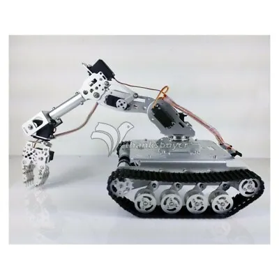 Shock Absorber RC Tank Car WiFi + 7-DOF Robot Arm Gripper + 7pcs MG996R Servos Z • $228