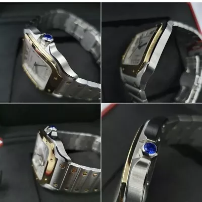 £9200 • Buy Cartier Santos Gold & Steel Large Model