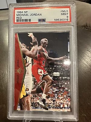 1994 SP — Michael Jordan — RED Insert Card — MINT PSA 9 • $45