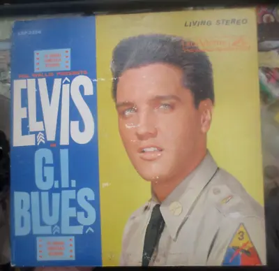 Elvis Presley G.I. BLUES LSP-2256 RCA In Living Stereo Vinyl Album LP • $14.99