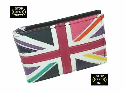 Mala Leather Union Jack Collection Leather Credit Card Holder RFID 5138_29 • £15.99