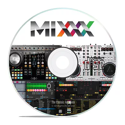 Professional DJ Music Mixing Software Mixxx MIDI Controller Support CD H02 • $7.99