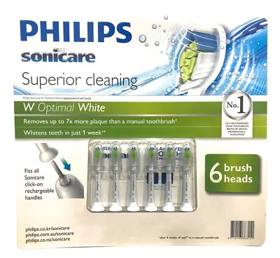 $58.79 • Buy Philips Sonicare DiamondClean Replacement Brush Heads 6 Pack