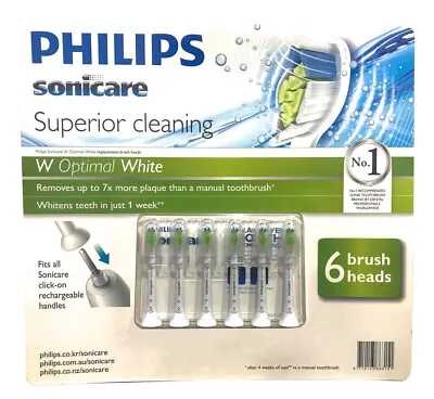 Philips Sonicare DiamondClean Replacement Brush Heads 6 Pack • $67.19