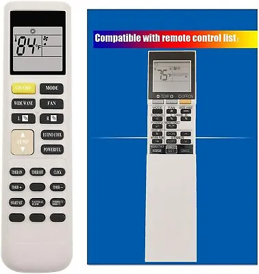 Mitsubishi Electric Mr. Slim Air Conditioner HVAC Remote Control SG15H E22T43426 • $28.98