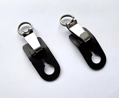 Pair Of Safety Hooks With Lug Rings For Camera Straps • £7.98