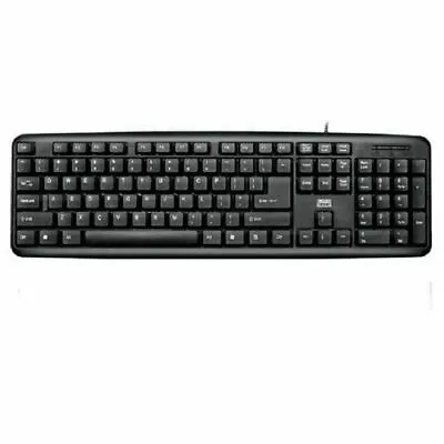 NEW USB 2.0 Wired Stylish Slim QWERTY Keyboard UK Layout For PC Computer Laptop  • £9.99