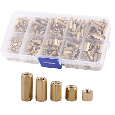 300pcs M3 Brass Standoffs Hex Male Female Stand Off DIY Set For Motherboard • $21.43