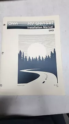 Onan Dkd Rv Genset Installation Manual • $19.95