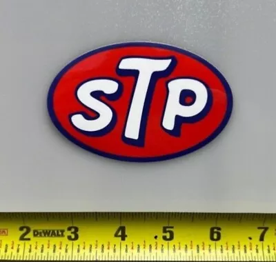 Stp Oil Gas Vintage Vinyl Sticker Racing Tool Box Oil Race Car Livery  • $4