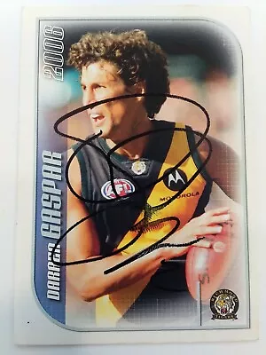$4 • Buy Afl Signed Herald Sun Card Darren Gaspar Richmond 